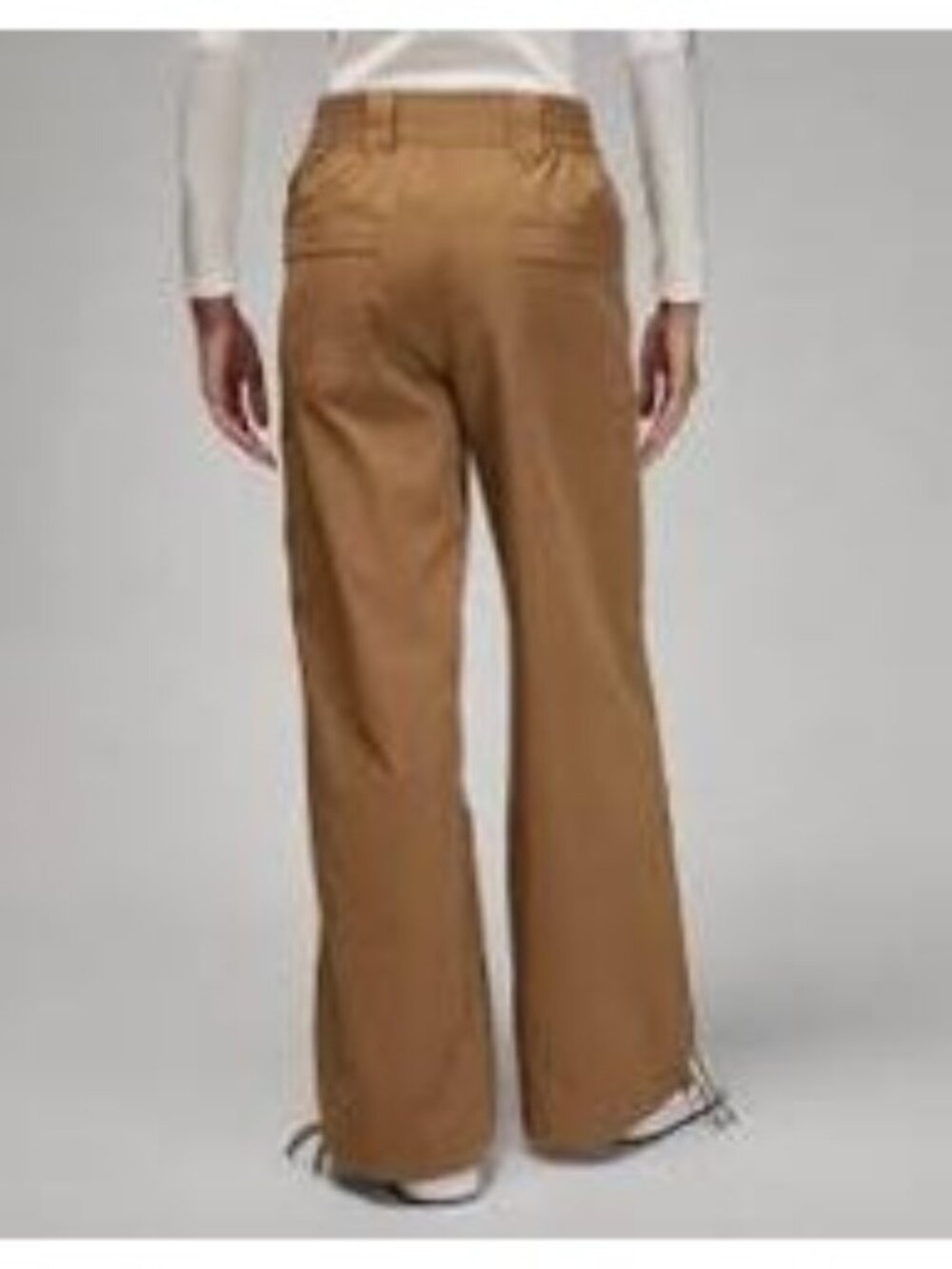 Nike Jordon Brown Kelp Heavyweight High Rise Cargo Wide Leg Jogger Pant X-Large - Picture 2 of 16